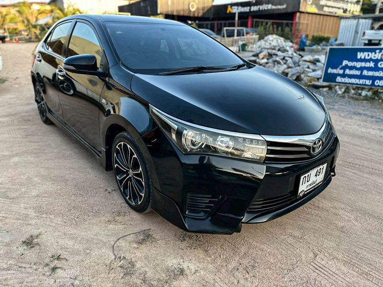 Toyota Altis 2014 1.8 S Sedan เบนซิน ไม่ติดแก๊ส เกียร์อัตโนมัติ ดำ รูปที่ 3