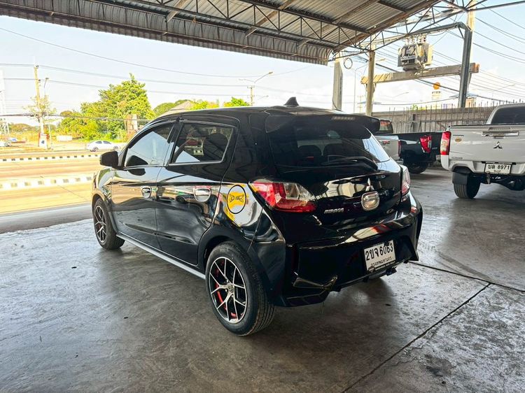 Mitsubishi Mirage 2020 1.2 GLX Sedan เบนซิน ไม่ติดแก๊ส เกียร์อัตโนมัติ ดำ รูปที่ 4