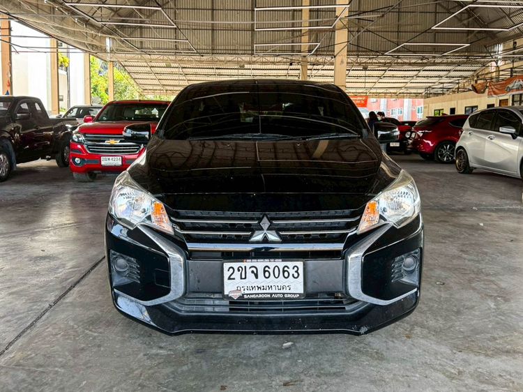 Mitsubishi Mirage 2020 1.2 GLX Sedan เบนซิน ไม่ติดแก๊ส เกียร์อัตโนมัติ ดำ รูปที่ 2