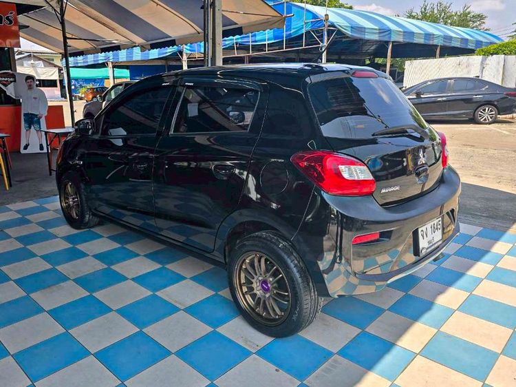 Mitsubishi Mirage 2018 1.2 GLX Sedan เบนซิน ไม่ติดแก๊ส เกียร์อัตโนมัติ ดำ รูปที่ 4