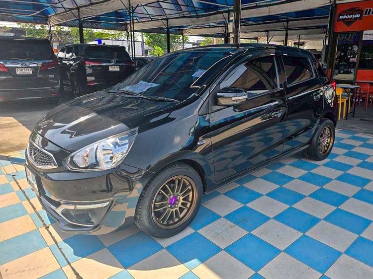 รถ Mitsubishi Mirage 1.2 GLX สี ดำ