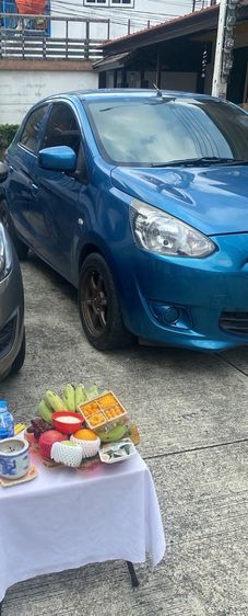 Mitsubishi Mirage 2013 1.2 GL Sedan เบนซิน เกียร์อัตโนมัติ ฟ้า รูปที่ 3