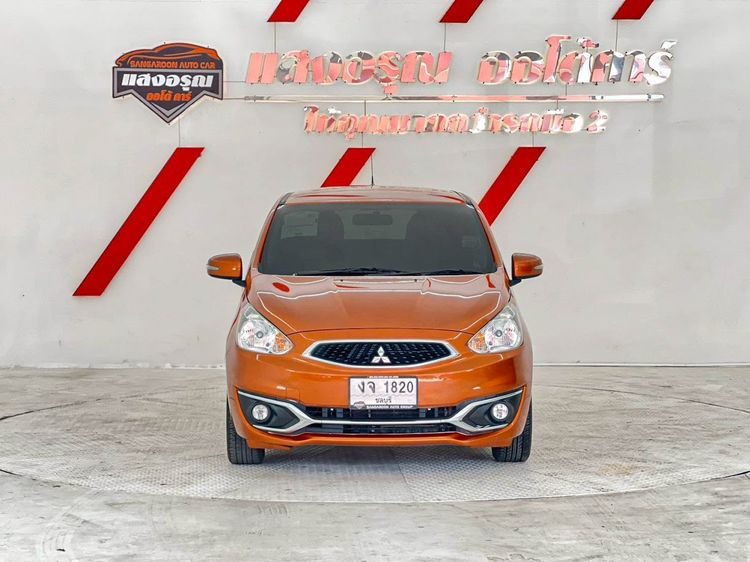 Mitsubishi Mirage 2017 1.2 GLX Sedan เบนซิน ไม่ติดแก๊ส เกียร์อัตโนมัติ ส้ม รูปที่ 2