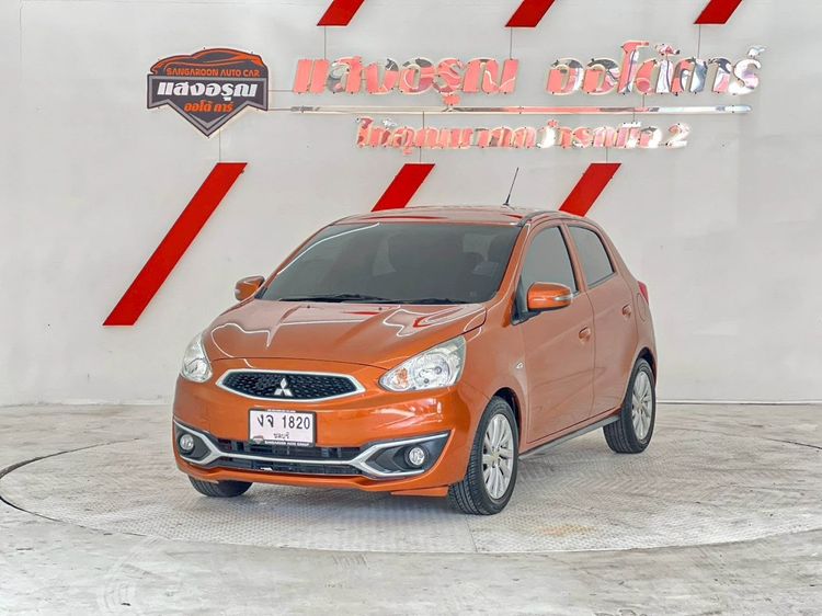 รถ Mitsubishi Mirage 1.2 GLX สี ส้ม