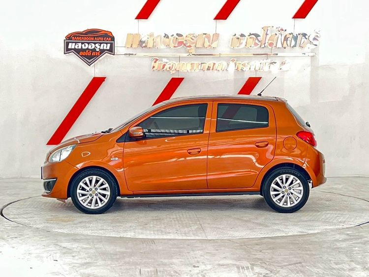 Mitsubishi Mirage 2017 1.2 GLX Sedan เบนซิน ไม่ติดแก๊ส เกียร์อัตโนมัติ ส้ม รูปที่ 3