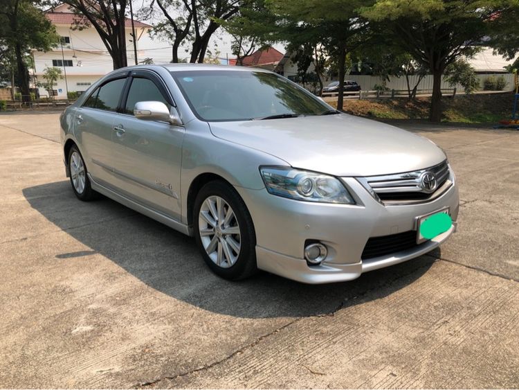 Toyota Camry 2010 2.4 Hybrid Sedan ไฮบริด เกียร์อัตโนมัติ เงิน รูปที่ 2