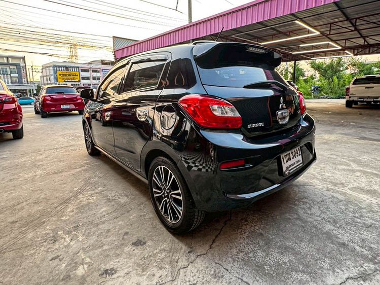 Mitsubishi Mirage 2018 1.2 GLS Limited Sedan เบนซิน ไม่ติดแก๊ส เกียร์อัตโนมัติ ดำ รูปที่ 4