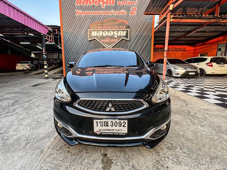 Mitsubishi Mirage 2018 1.2 GLS Limited Sedan เบนซิน ไม่ติดแก๊ส เกียร์อัตโนมัติ ดำ รูปที่ 2