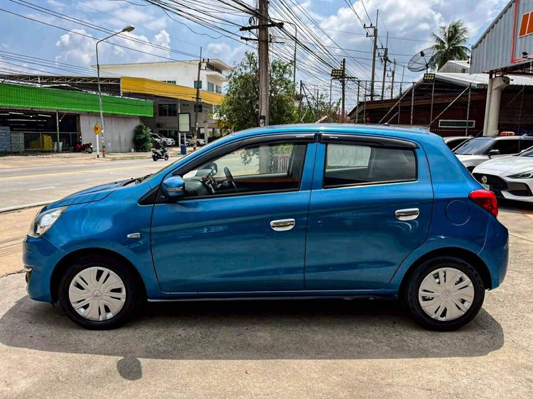 Mitsubishi Mirage 2018 1.2 GLX Sedan เบนซิน ไม่ติดแก๊ส เกียร์อัตโนมัติ น้ำเงิน รูปที่ 4
