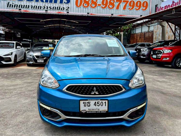 Mitsubishi Mirage 2018 1.2 GLX Sedan เบนซิน ไม่ติดแก๊ส เกียร์อัตโนมัติ น้ำเงิน รูปที่ 2