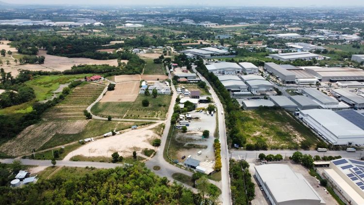 ขายที่ดินศรีราชา 5 ไร่  หนองขาม ติดนิคมอุตสาหกรรมปิ่นทอง เหมาะสร้างโรงงานหรือคลังสินค้า  รูปที่ 4
