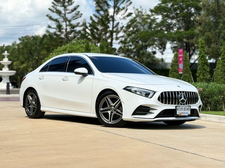 Mercedes-Benz A-Class 2020 A200 Sedan เบนซิน ไม่ติดแก๊ส เกียร์อัตโนมัติ ขาว รูปที่ 3