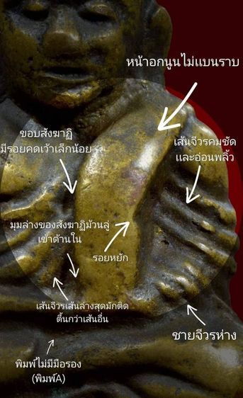 รูปหล่อหลวงพ่อเงิน พิมพ์นิยม วัดบางคลาน-วัดหิรัญญาราม (วัดวังตะโก) พิจิตร ประมาณพุทธศักราช 2451-62 สวยเดิม รูปที่ 9