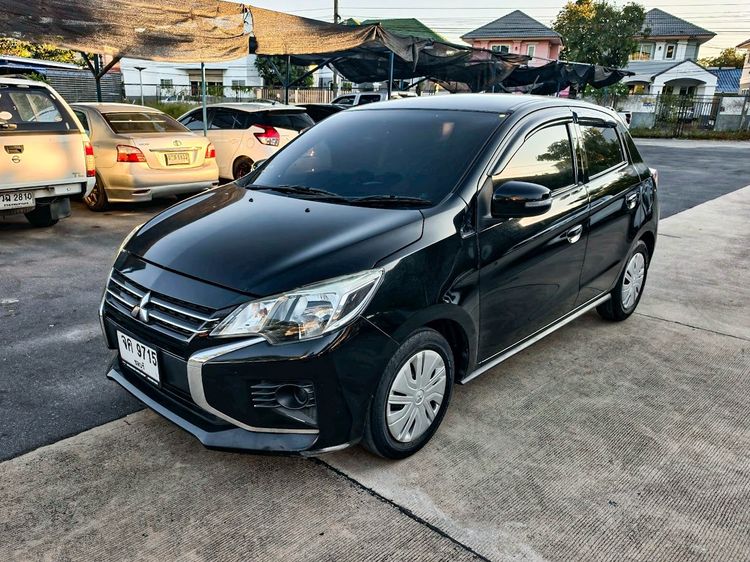 รถ Mitsubishi Mirage 1.2 GLX สี ดำ