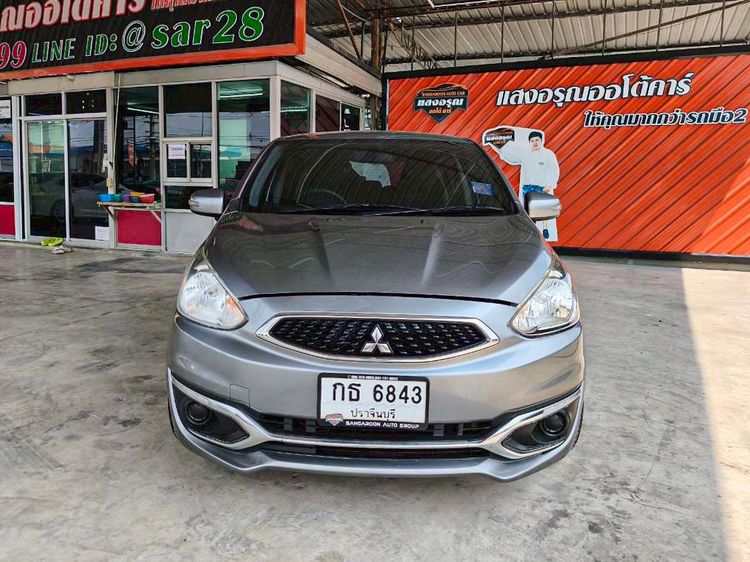 Mitsubishi Mirage 2019 1.2 GLX Sedan เบนซิน ไม่ติดแก๊ส เกียร์อัตโนมัติ เทา รูปที่ 2