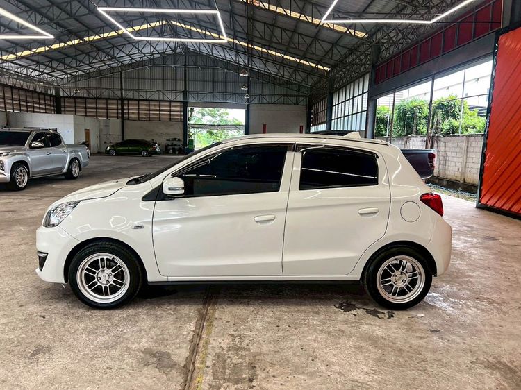 Mitsubishi Mirage 2019 1.2 GLX Sedan เบนซิน ไม่ติดแก๊ส เกียร์อัตโนมัติ ขาว รูปที่ 4