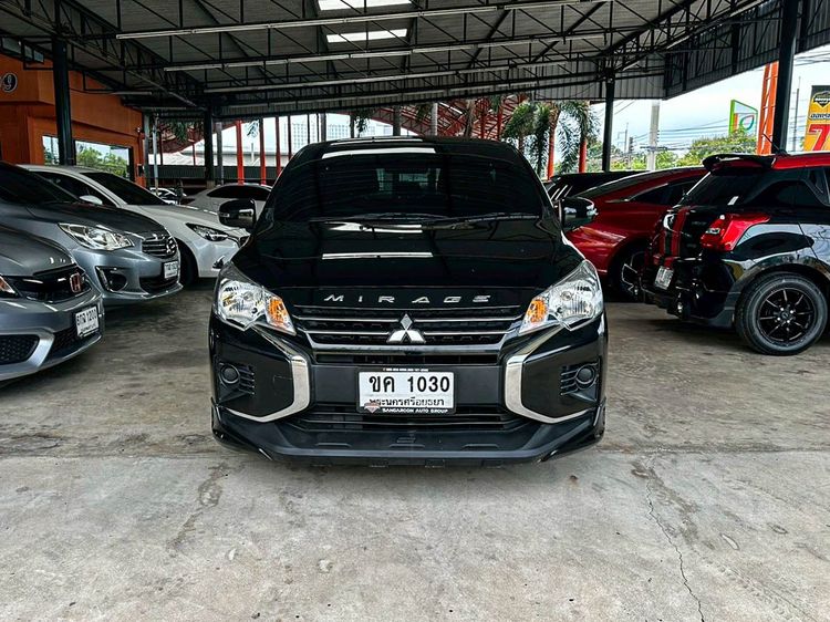 Mitsubishi Mirage 2022 1.2 ACTIVE Sedan เบนซิน ไม่ติดแก๊ส เกียร์อัตโนมัติ ดำ รูปที่ 2