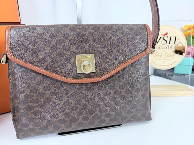 ไม่ระบุ น้ำตาล ผ้าใบ celine