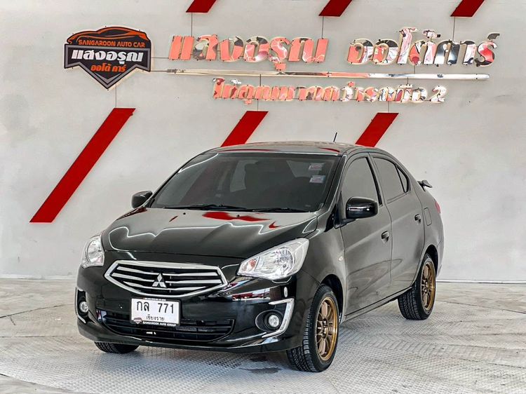 รถ Mitsubishi Mirage 1.2 GLS สี ดำ