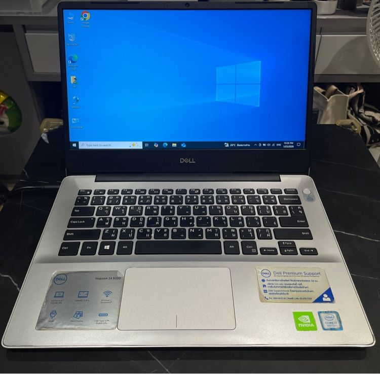 8 กิกะไบต์ วินโดว์ Dell Inspiron 5480 14 นิ้ว i7 SSD 256 GB HDD 1 TB Ram8 VGA 2 GB