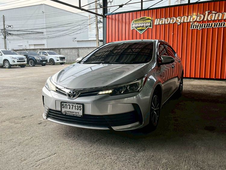 Toyota Altis 2017 1.6 G Sedan เบนซิน ไม่ติดแก๊ส เกียร์อัตโนมัติ เทา