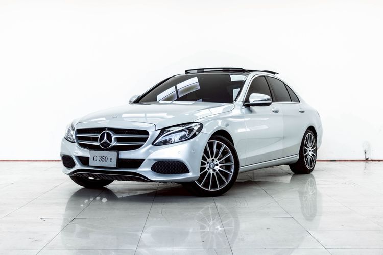 รถ Mercedes-Benz C-Class C350e สี เทา