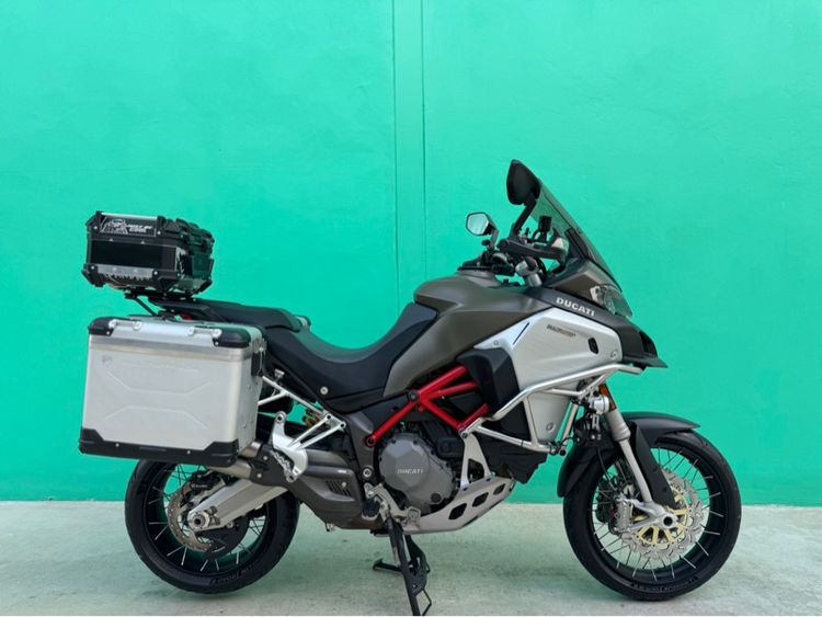 Ducati Multistrada 1200 Enduro ตัวท๊อป วิ่ง30,000โล ปี17จด18 สีเทา แร๊ฟโครงแดง รถมือเดียว