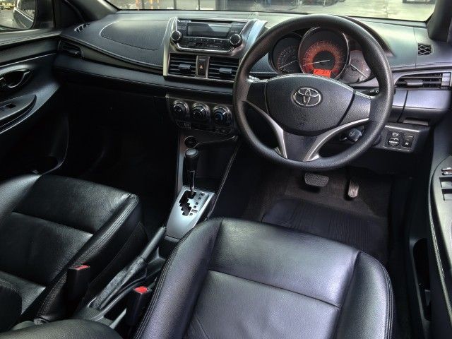 Toyota Yaris 2014 1.2 E Sedan เบนซิน ไม่ติดแก๊ส เกียร์อัตโนมัติ ฟ้า รูปที่ 3