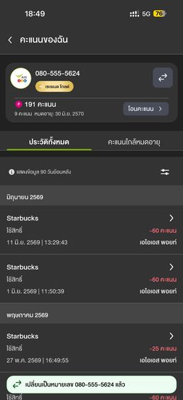เติมเงิน ขายเบอร์มงคล