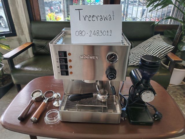 Minimex richman 1หัวชง พร้อมเครื่องบด Minimex CG2