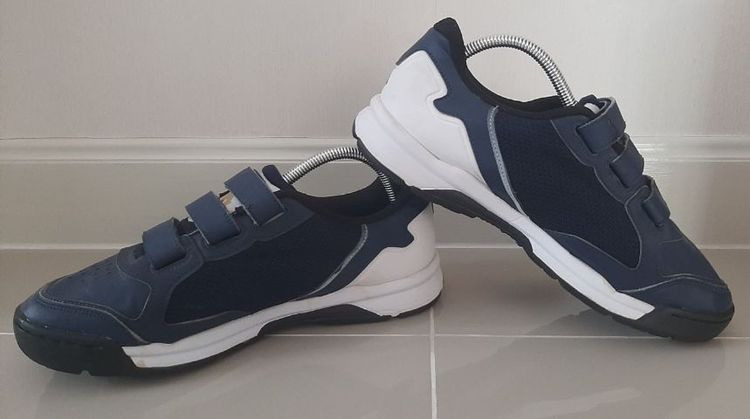 รองเท้า Descente basrball สีน้ำเงิน แถบทอง ขนาด EU 42.5 ความยาว 27.5 ซม.  รูปที่ 7