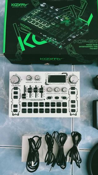 ขายซาวด์การ์ด รุ่น KF-01 สำหรับไลฟ์สด ร้องเพลง บันทึกเสียง  สภาพนางฟ้า รูปที่ 4