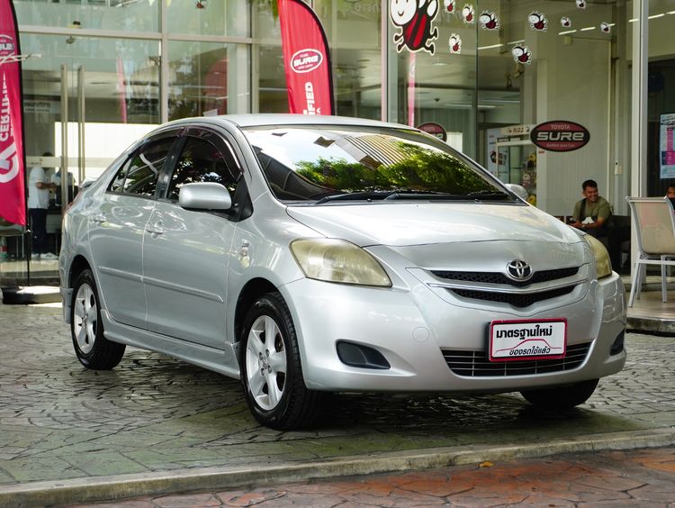 Toyota Vios 2008 1.5 E Sedan เบนซิน ไม่ติดแก๊ส เกียร์อัตโนมัติ บรอนซ์เงิน รูปที่ 3