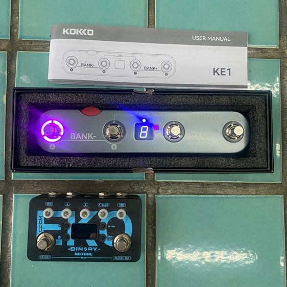 กีตาร์ไฟฟ้า เลสพอล Ip magnet multi effect มัลติ yuimer kpt pro kokko delay 5preset save  tap  รูปที่ 11