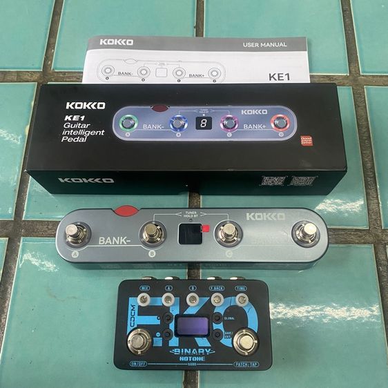 กีตาร์ไฟฟ้า เลสพอล Ip magnet multi effect มัลติ yuimer kpt pro kokko delay 5preset save  tap  รูปที่ 10