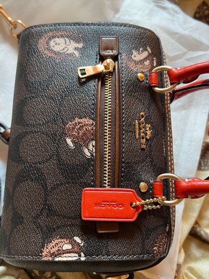 Coach ทรงหมอนมินิ ลายเม่น รูปที่ 7