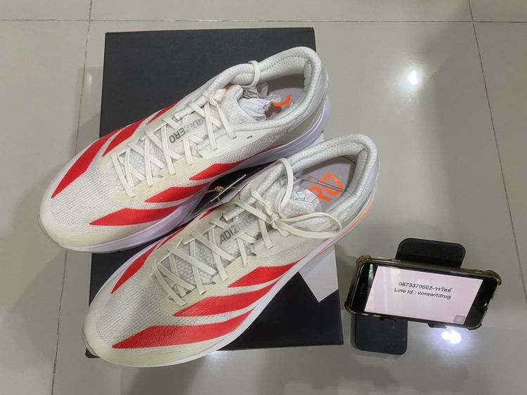 ขาย Adidas Adizero sl2 ตัวล่าสุด men 10.5 us 28.5 cm สีขาว ของใหม่ มือหนึ่ง  รูปที่ 3