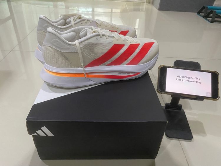 ขาย Adidas Adizero sl2 ตัวล่าสุด men 10.5 us 28.5 cm สีขาว ของใหม่ มือหนึ่ง  รูปที่ 4
