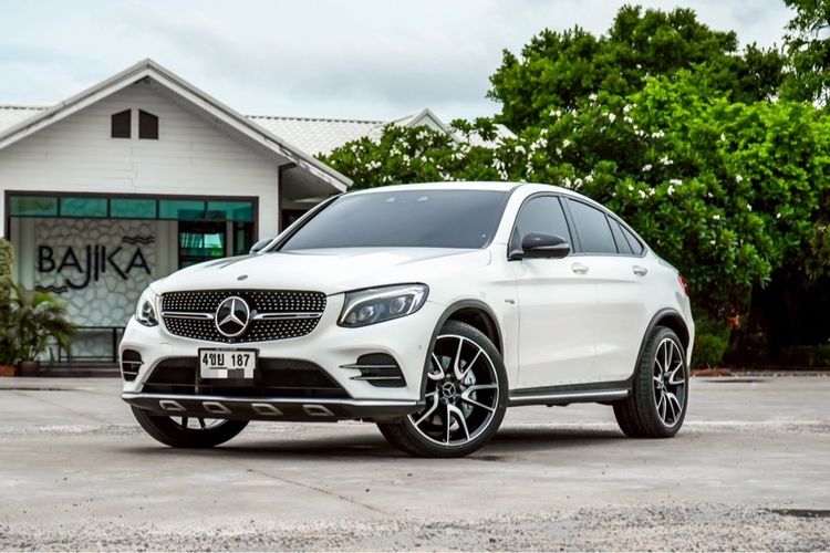 Mercedes-Benz GLC-Class 2018 GLC43 Utility-car เบนซิน ไม่ติดแก๊ส เกียร์อัตโนมัติ ขาว