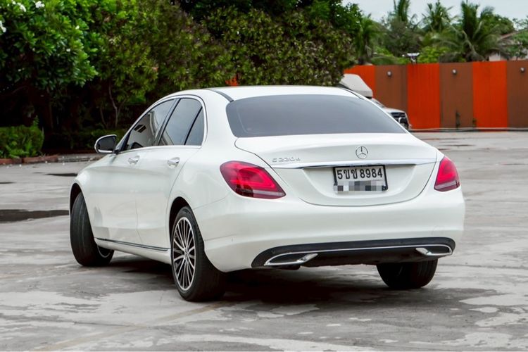 Mercedes-Benz C-Class 2019 C220 Sedan ดีเซล ไม่ติดแก๊ส เกียร์อัตโนมัติ ขาว รูปที่ 3