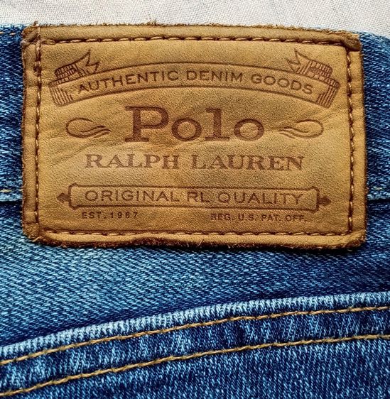 Polo by RALPH LAUREN ยีนส์แต่งเซอร์ งาน PATCHWORK
