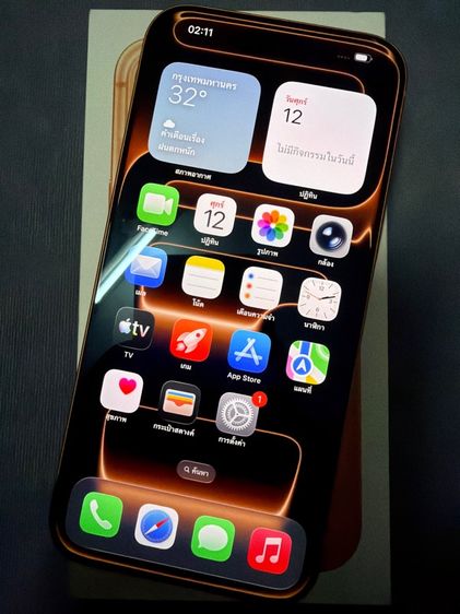 256 GB ขาย แลก เทิร์น IPhone 17 Promax 256gb เครื่องศูนย์ไทยแท้ สภาพสวยๆ การใช้งานปกติ พร้อมใช้งานเลยครับผม