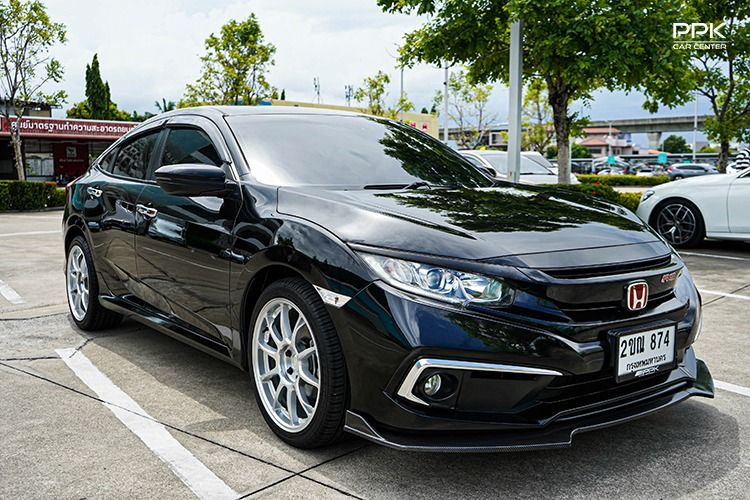 Honda Civic 2021 1.8 EL i-VTEC Sedan เบนซิน ไม่ติดแก๊ส เกียร์อัตโนมัติ ดำ รูปที่ 3