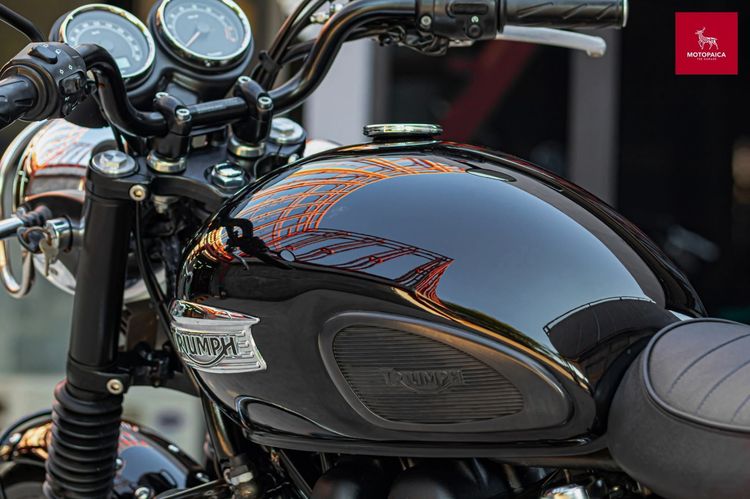 Triumph Bonneville T100 Black ปี2016 วิ่ง14,000Km. โช๊คOhlins  รูปที่ 11