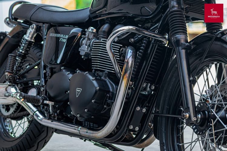 Triumph Bonneville T100 Black ปี2016 วิ่ง14,000Km. โช๊คOhlins  รูปที่ 7
