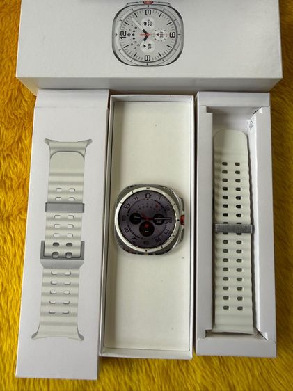 ขาว ไทเทเนียม Samsung Watch Ultra-47m-LTE