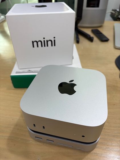 Apple ใช่ อื่นๆ แมค โอเอส 16 กิกะไบต์ Mac mini M4 ram16GB ประกันหมด เมษายน 2027 ใช้รัน AI agent ได้สบาย