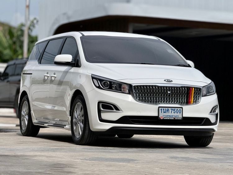 Kia Grand Carnival 2020 2.2 LX Utility-car ดีเซล ไม่ติดแก๊ส เกียร์อัตโนมัติ ขาว รูปที่ 2