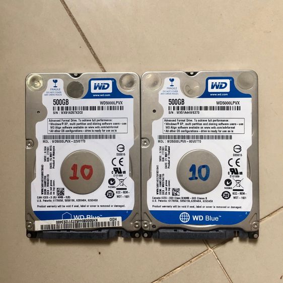 HD WD 2.5 Notebook แบบสลิม พร้อมวินโดว์10และโปรแกรมใช้งาน