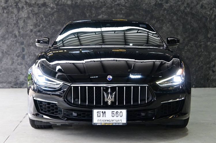 Maserati Ghibli 2019 3.0 Sedan ดีเซล เกียร์อัตโนมัติ ดำ รูปที่ 2
